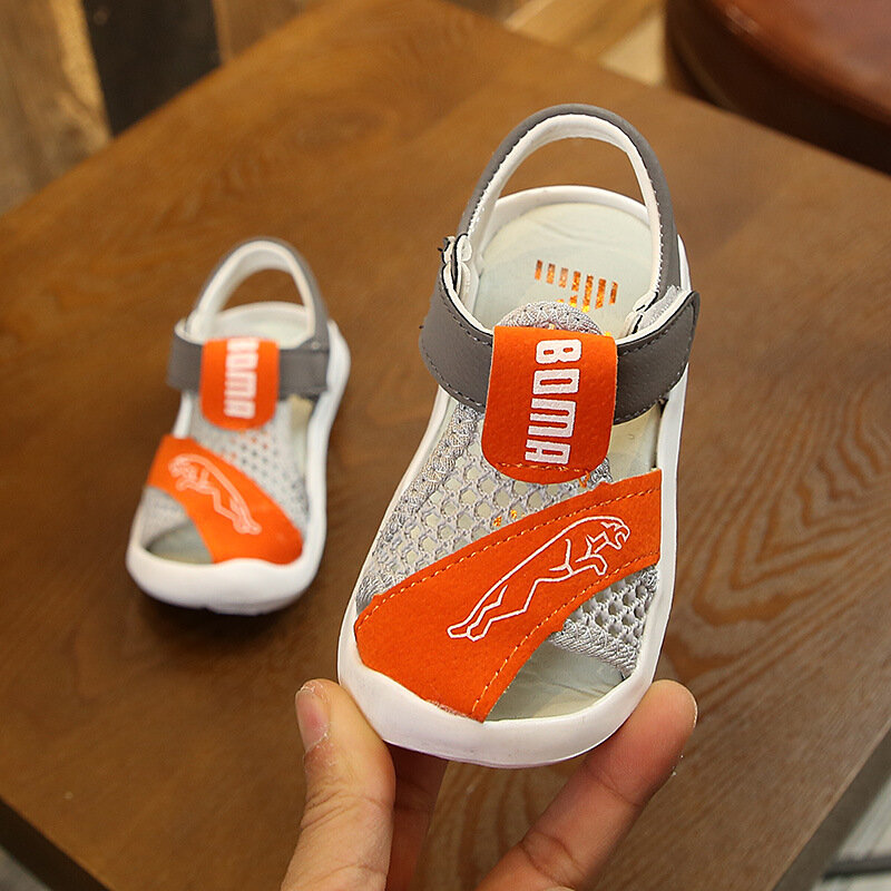 Sandali per neonati in pelle Pu Sport ortopedici marca Open Toe Toddler Boys sandali estate nuove scarpe per bambini sandali per ragazzi