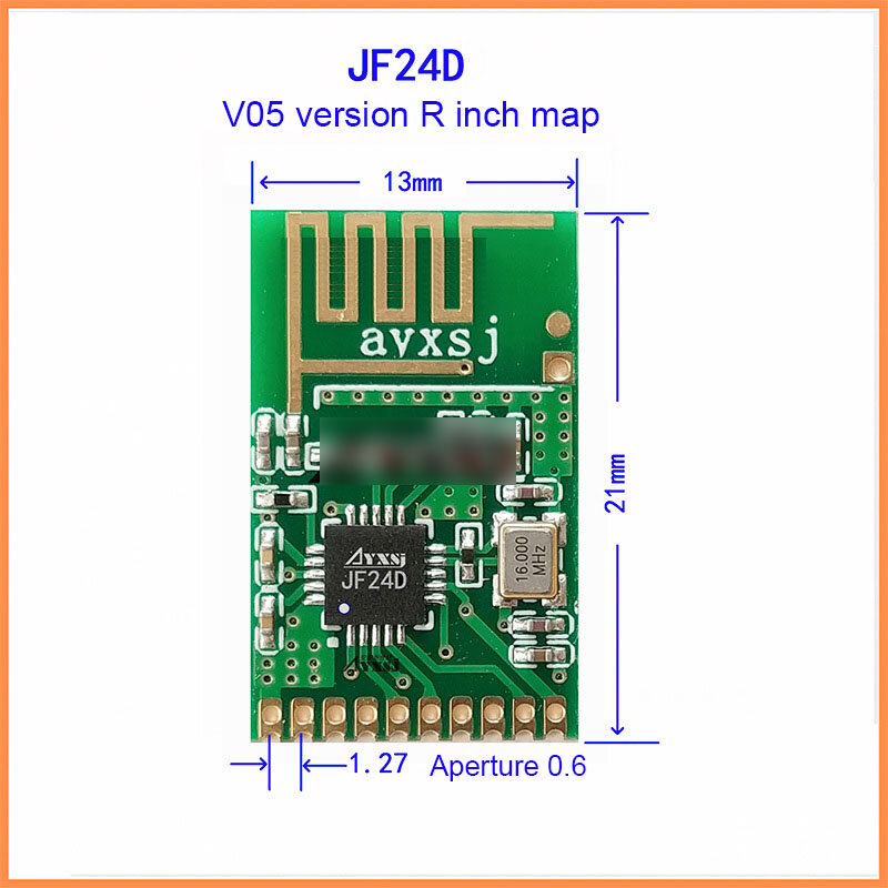 V05 2.4G 무선 데이터 전송 양방향 무선 모듈 2.4G 무선 수신 및 전송 모듈 JF24D