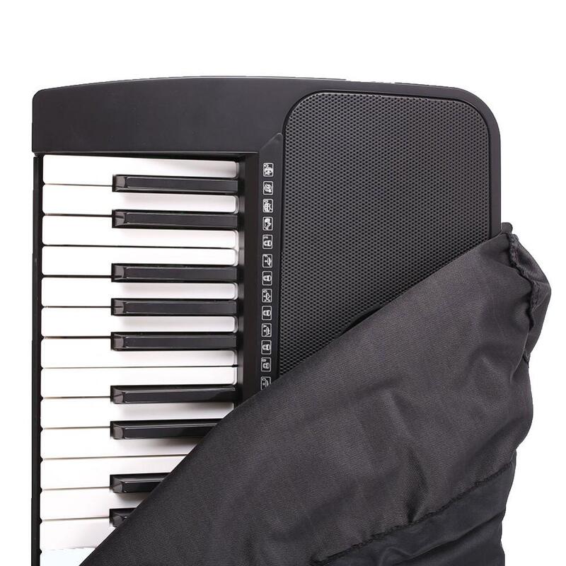 Dustproof impermeável 61/88 teclado de piano elétrico chave cordão proteger capa