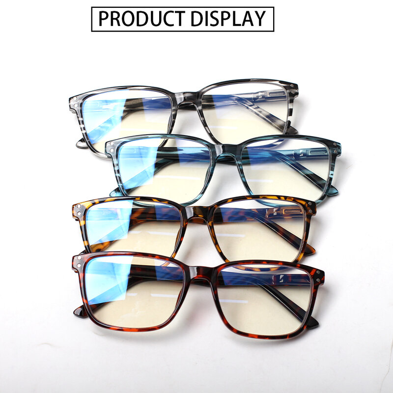 Henotin – lunettes d'ordinateur Anti-UV, 4 paquets, monture en plastique rétro, bloquant la lumière bleue, dioptrie + 1.0 + 2.0 + 3.0 + 4.0