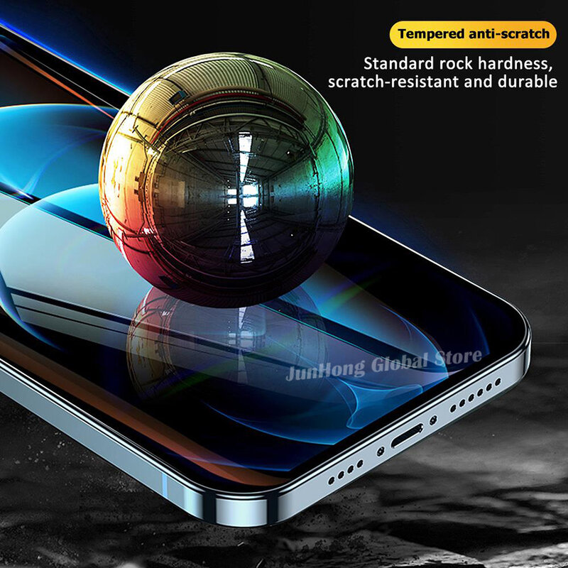 9D 4PCS Volle Abdeckung Schutz Glas Für iPhone 13 Mini Screen Protector Explosion-proof