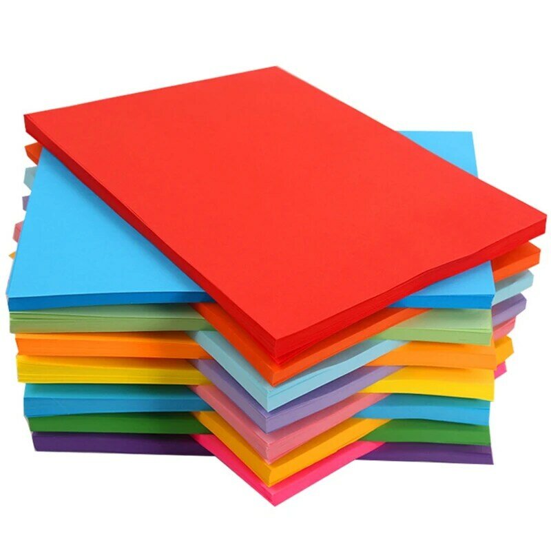 100 Kleur Kopieerpapier 180G A4 Print Kopieerpapier Transfer Papier Tekening Papier Kantoorbenodigdheden Kleur Papier