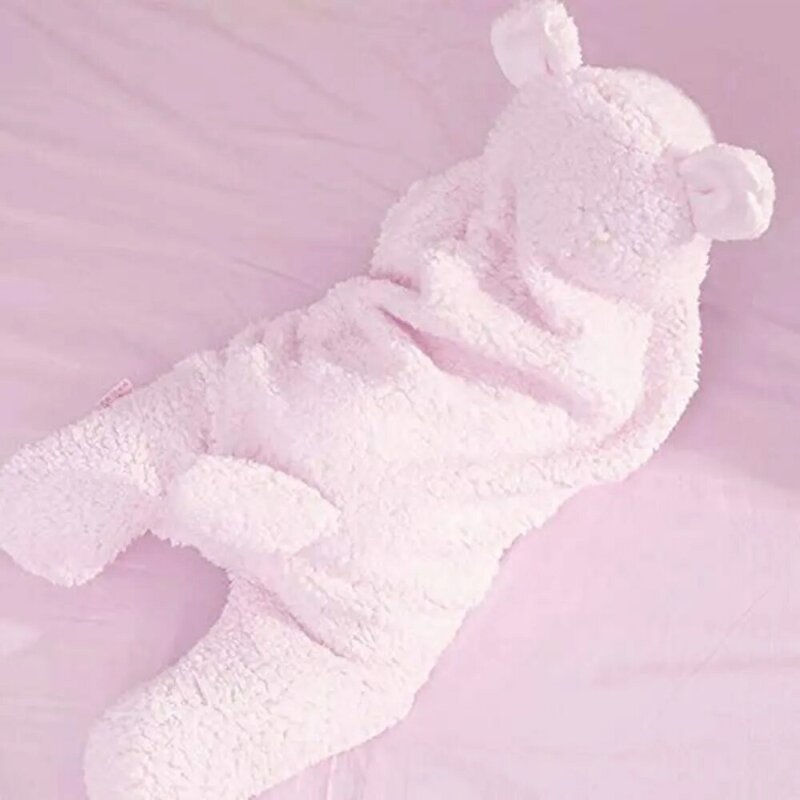 Bebê swaddle cobertor recém-nascido swaddle envoltório bebê dos desenhos animados cavalo recebendo branco cobertor de dormir menina envoltório swaddle saco de dormir