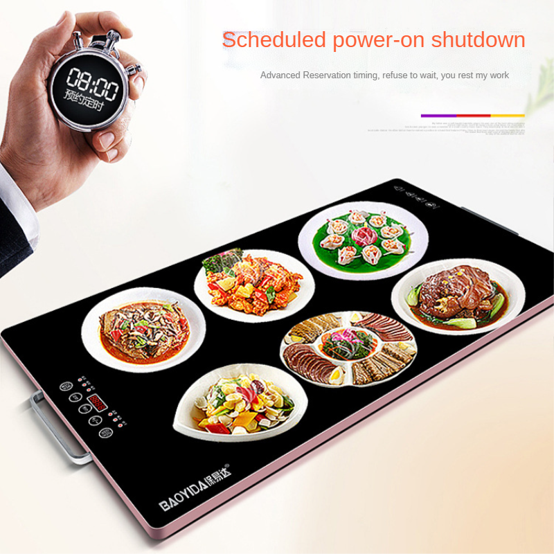 Intelligente multi-funktionale timing mahlzeit erwärmung bord heizung gemüse bord esstisch erwärmung gemüse bord