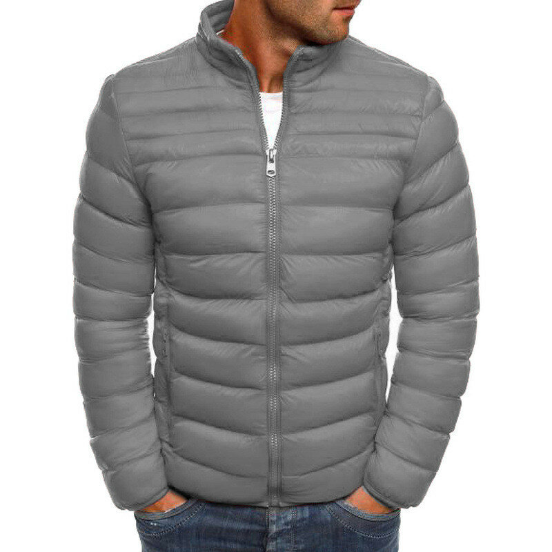 Мужская повседневная Толстая теплая куртка, парки, новая верхняя одежда для мужчин на осень и зиму 2021, ветрозащитные парки с капюшоном и шап...