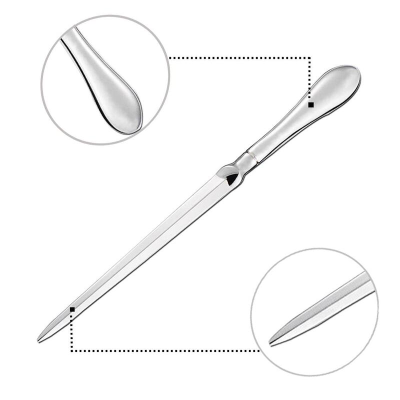 Tagliacarte pugnale taglierina per Notebook 23CM apribottiglie per File diviso in metallo A4 tagliacarte forniture scolastiche per ufficio coltello da taglio