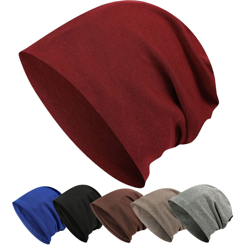قبعة علاج كيماوي أنيقة للجنسين ، خريف وشتاء ، قبعة نوم ناعمة ، وشاح رأس جمجمة ، عمامة ، أغطية رأس ، قبعة هيب هوب متدلية