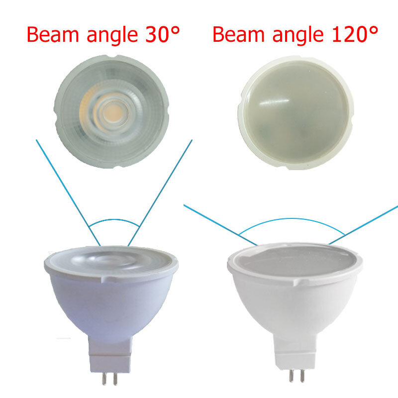 Ampoule LED GU10 MR16 6W 220V, projecteur SMD 2835, blanc chaud/blanc froid, lampe pour salon et maison