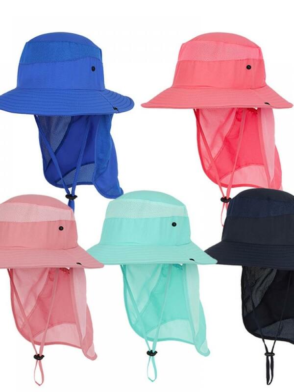 Летняя регулируемая детская шляпа от солнца, шапка для мальчиков, Пляжная шапка для путешествий, для купания, шапка для маленьких девочек, д...