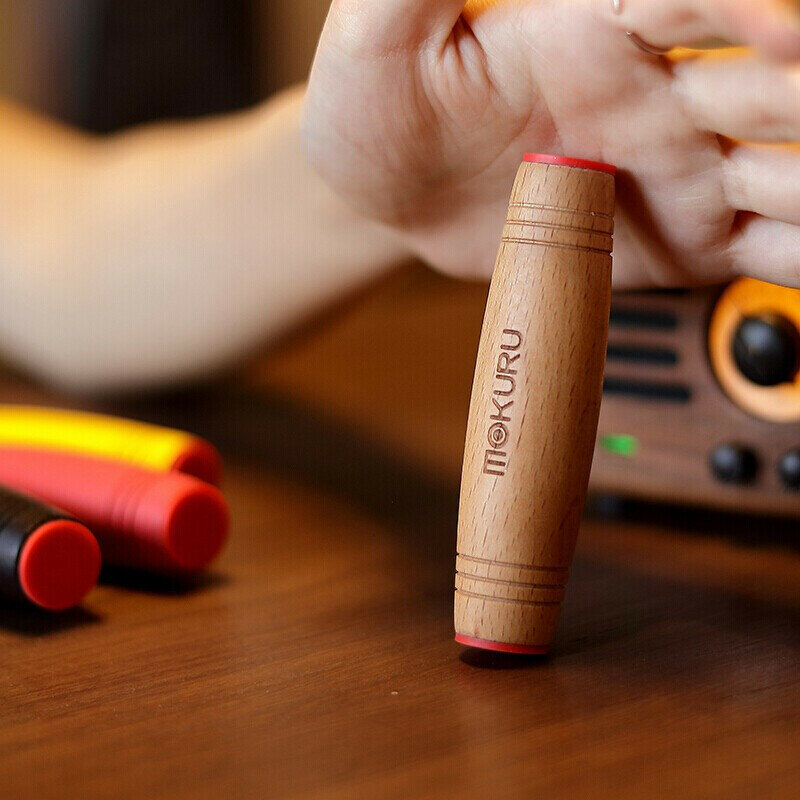 Японский Mokuru Rollver декомпрессионный стержень из бука стакан настольные флип-игрушки настольная антистрессовая палка для снятия стресса