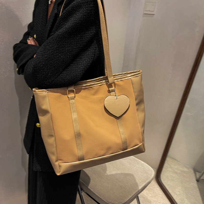 Retro Fashion Suede Shoulder Large-capacity Tote Bag Women's Casual Magnetic Buckle Shopping Travel Ipad Messenger Bag Purses