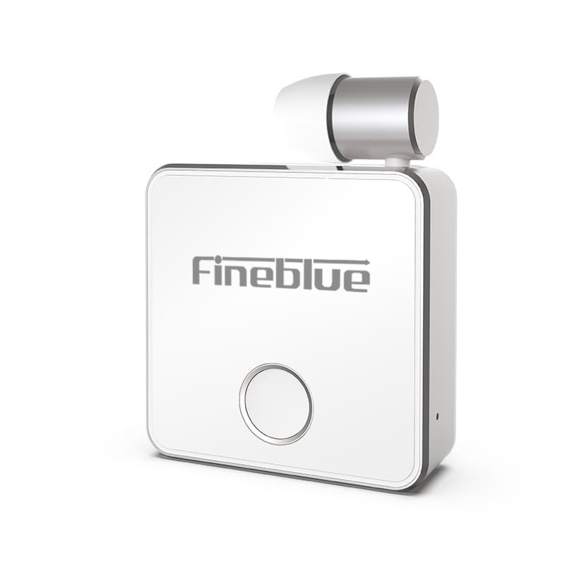 Fineblue Headset Wireless Bluetooth Earphones F1 Withmic Hifi Handsfree TWS Clip for iPhone Android Hi Res Noise Cancelling Mini