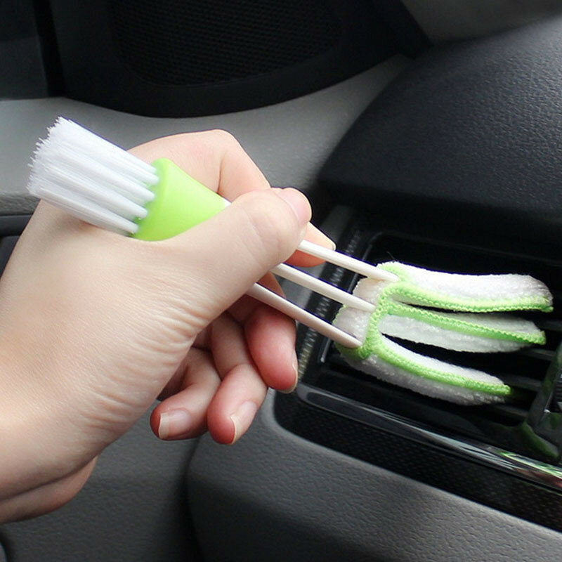 2 In 1 Car Air-Conditioner Outlet Cleaning Tool Multi-purpose Dust Brush Car Accessories Interior Multi-purpose Brush Acessories
