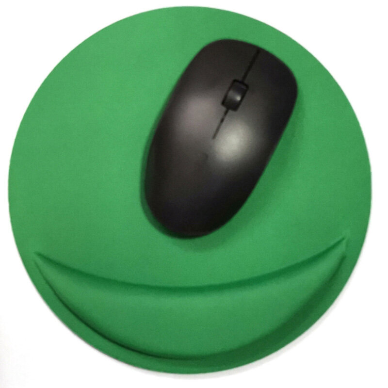 Alfombrilla de ratón redonda para juegos de ordenador, suave a la muñeca, Protector de ratón para ordenador portátil, tapete de ratón para portátil