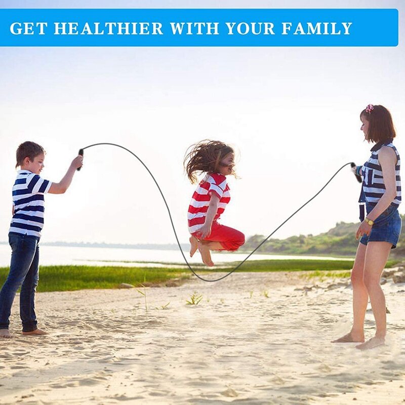 Jump Skipping Ropes Tangle-Free with Ball Bearings Speed & Weighted Jump Ropes Excercise Gym Fitness Equipments Anti-Slip Handle