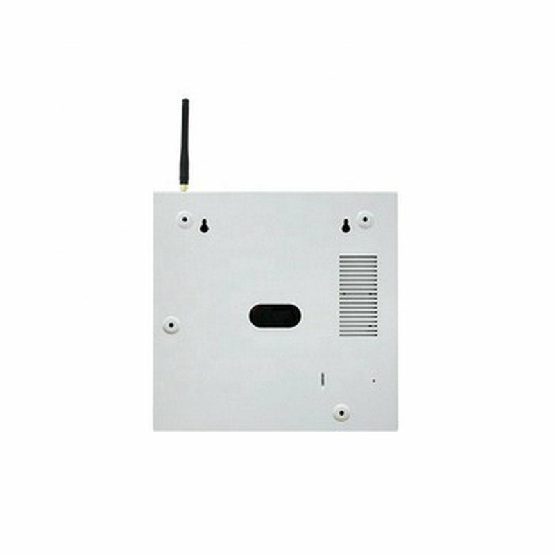 Tahan Api Layar Sentuh WIFI Sistem Alarm Kebakaran Keamanan Rumah 2G GSM 8 Zona Kabel 433Mhz Detektor Asap Kebakaran Kontrol Aplikasi
