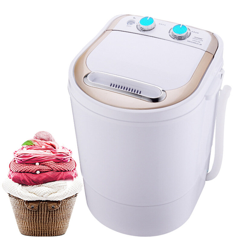 Mini lavadora semiautomática de 220v, descarga rápida e pequena, washe