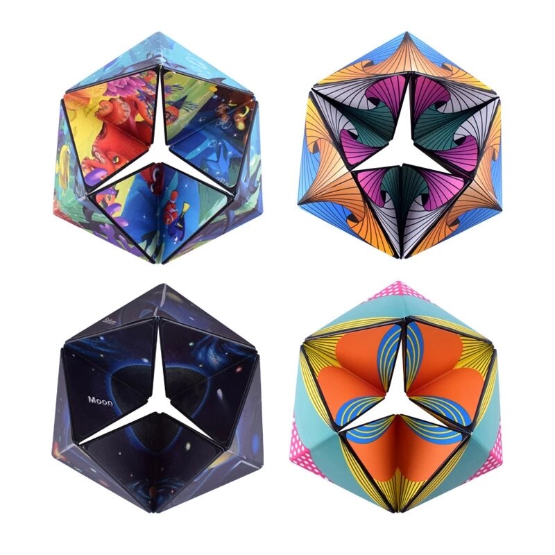 New Infinity Flip Magic Cube bambini giocattolo di decompressione per adulti Puzzle allevia lo strumento di Stress prodotto cognitivo a forma illimitata