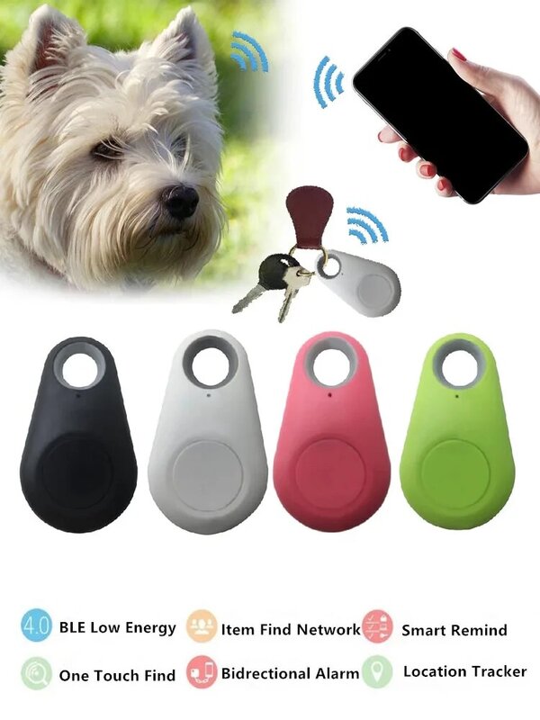 Smart Wireless Tracker Key Anti Lost Finder allarme per Auto localizzatore GPS posizionamento impermeabile senza fili portafoglio accessori per animali domestici