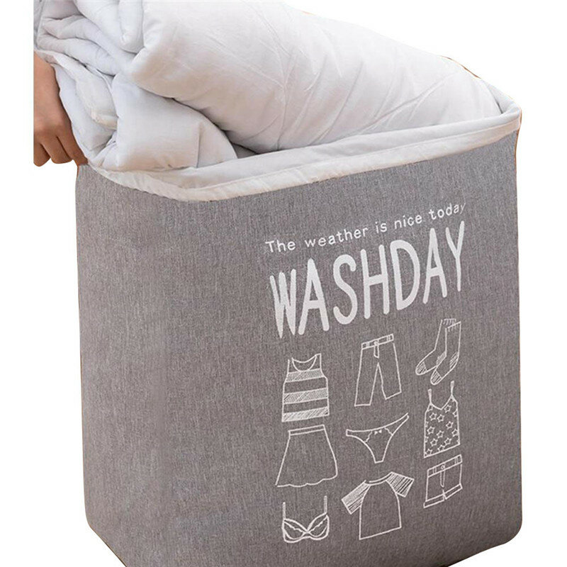 Balde de lavanderia grande capacidade sujeira roupas organizador lavanderia cesto saco de armazenamento para casa