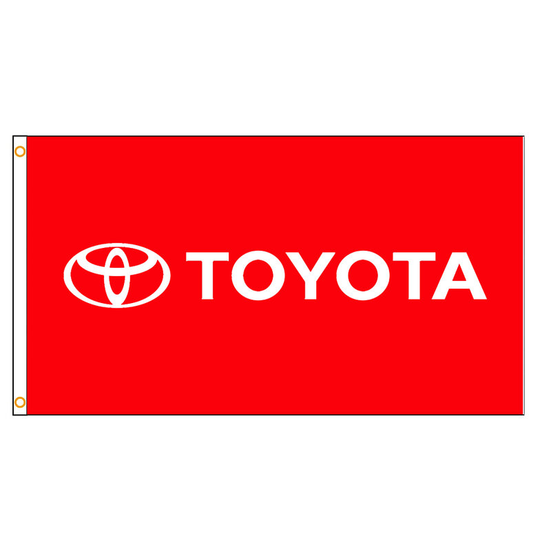 3X5 Ft samochód Toyota flaga na wystrój