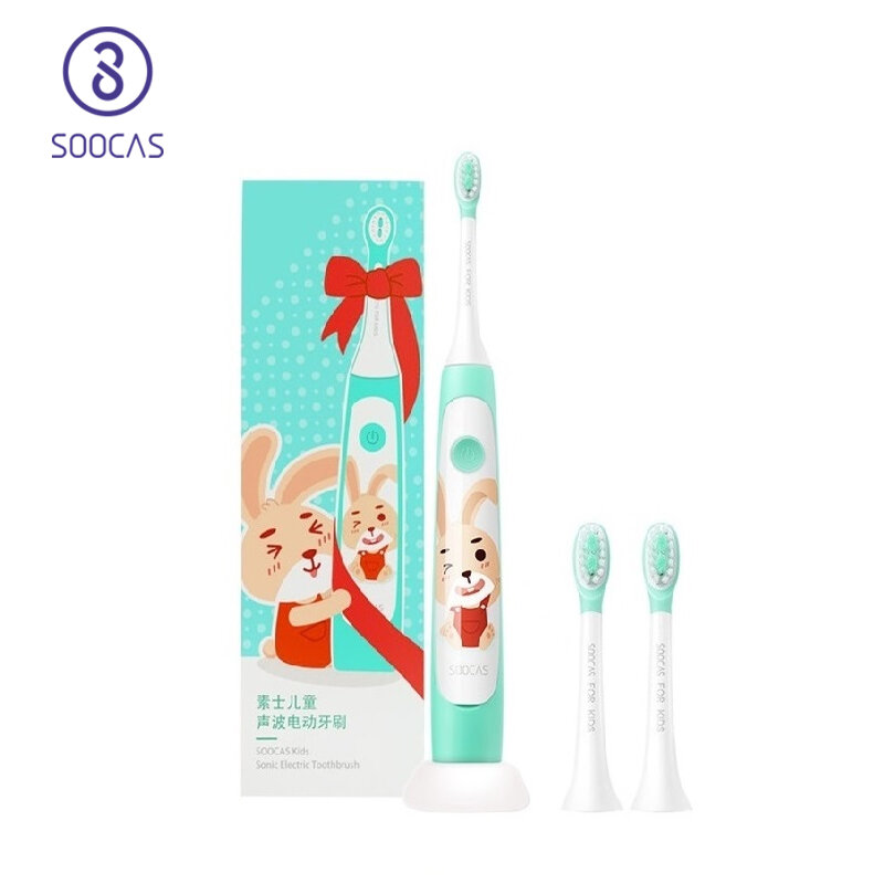 SOOCAS C1 เด็กไฟฟ้าแปรงสีฟัน Xiaomi Mijia Sonic แปรงฟันเด็กแปรงสีฟันอัตโนมัติ USB ไร้สายชาร์จ