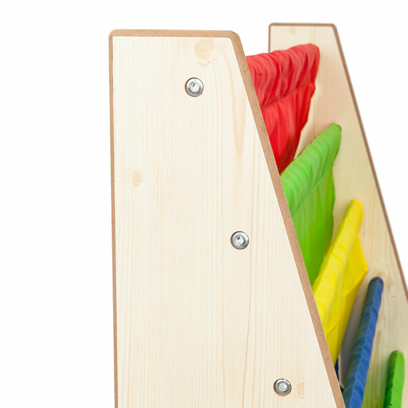 Capa de tecido mdf prateleira de livro estante de revistas madeira cor & pano colorido