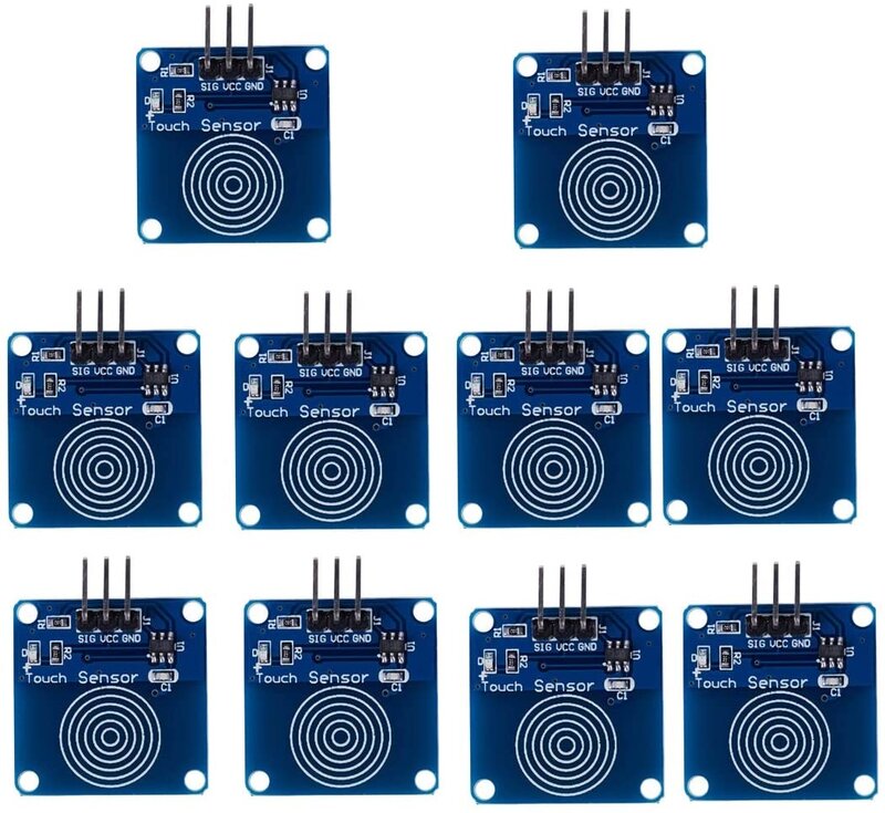 10pcs TTP223B Capacitive Touch Switch Module Touch Sensor Switch Digital Capacitive Touch Sensor Switch DC 2~5.5V