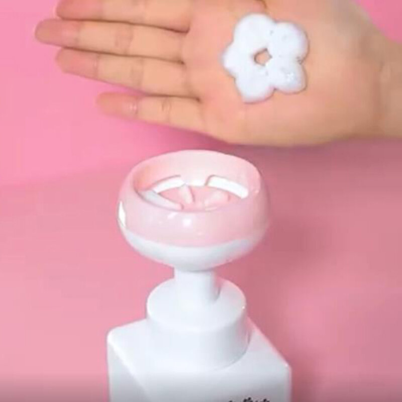 Nowa butelka mydła w płynie piankowym może być ponownie butelkowana głowica pompy kwiatowej szampon mydlany kosmetyczny pusty butelka 250ml