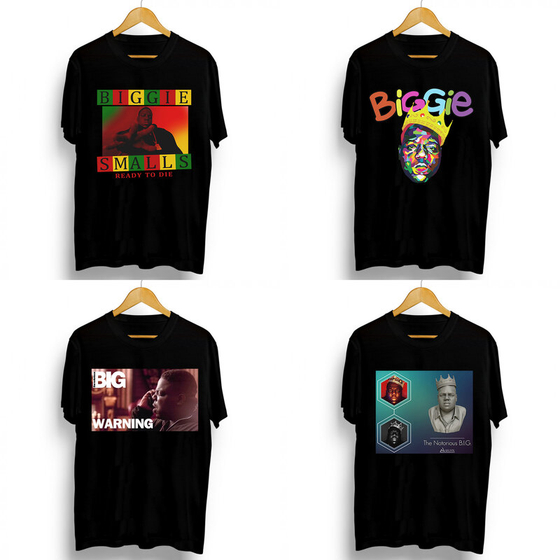 Notorious B-G Camiseta gráfica Biggie para hombre, camiseta de Hip Hop grande nuevo, de alta calidad, informal