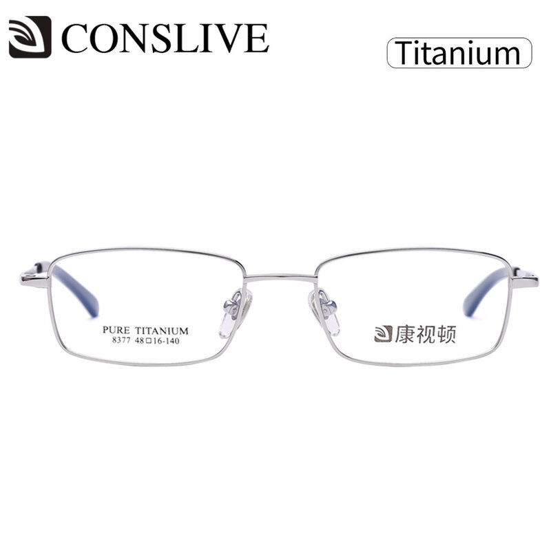 Manแว่นตาไทเทเนียมขนาดเล็กแว่นตาสายตาสั้นผู้ชายแว่นสายตาเลนส์T8377