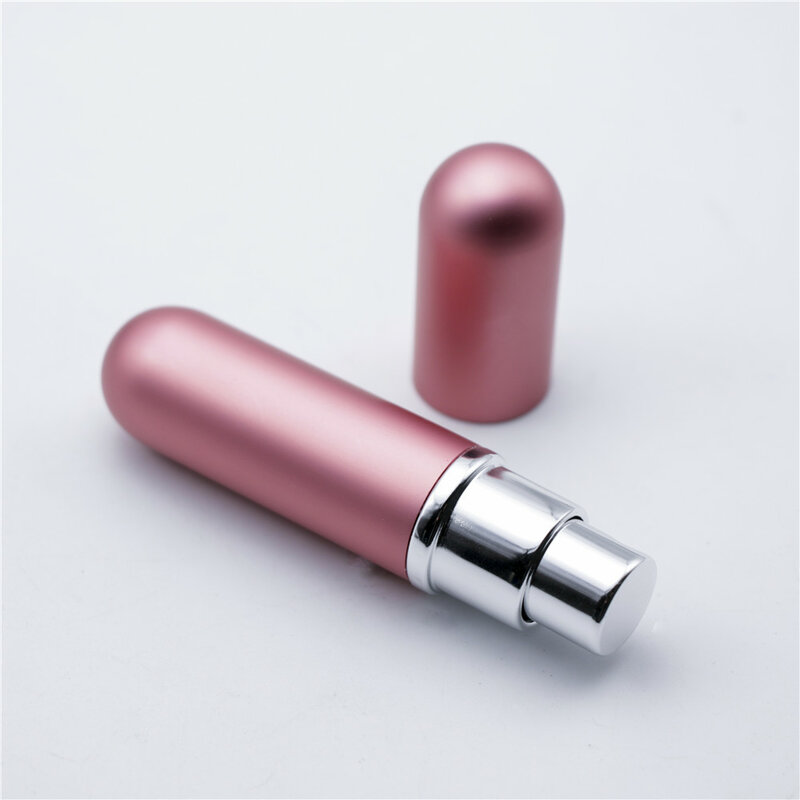 Mini atomiseur rechargeable en aluminium 5ML, flacon de parfum vide, conteneur cosmétique pour le voyage, 1 pièce