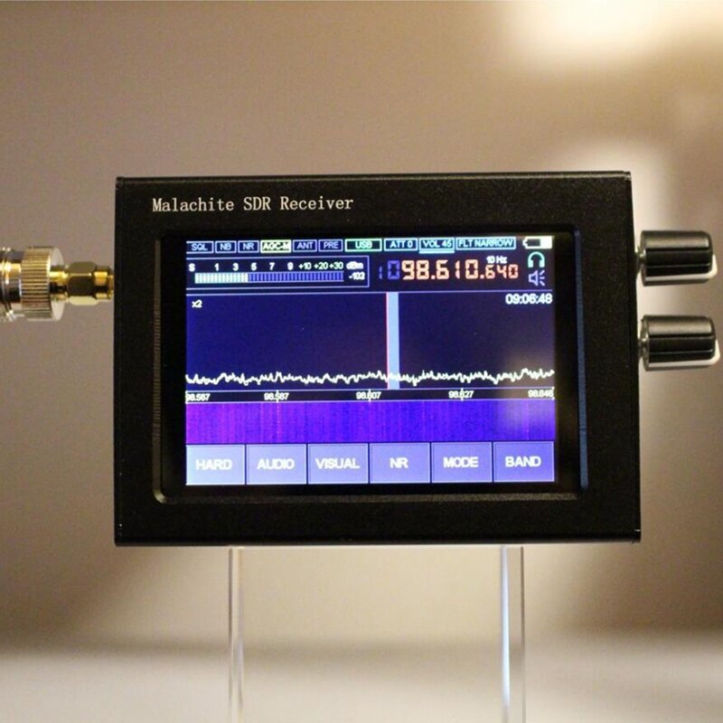 50K-200MHz 400-2GHz SDR Malachit Empfänger 3,5 Zoll IPS Berühren Bildschirm Software Radio SDR empfänger DSP Noise Reduktion