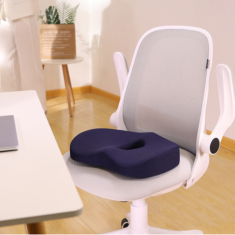 Poduszka biurowa, siedząca oddychająca poduszka z pianki memory, poduszka na krzesło, pośladki butt hemoroidy poduszka na tyłek
