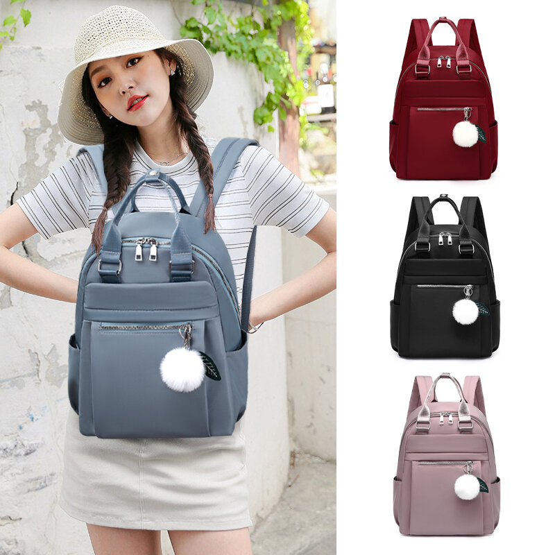 Multipurpose Women Backpack Fashion Preppy Style Shoulder Bag Laptop Backpack Schoolbags For Teenager Girls Large Travel Bagpack