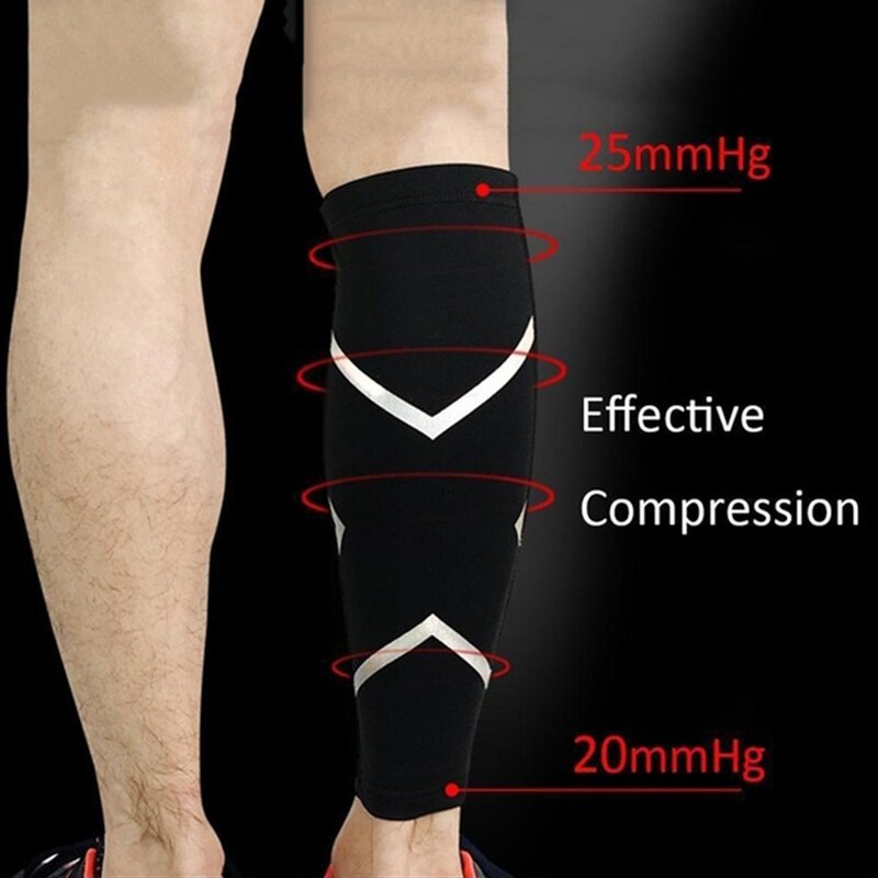 L.Mirror 1 szt. Łydka opaska kompresyjna dla mężczyzn i biegaczy-pomaga Shin szyna i łydka ulga w bólu noga opaska kompresyjna s