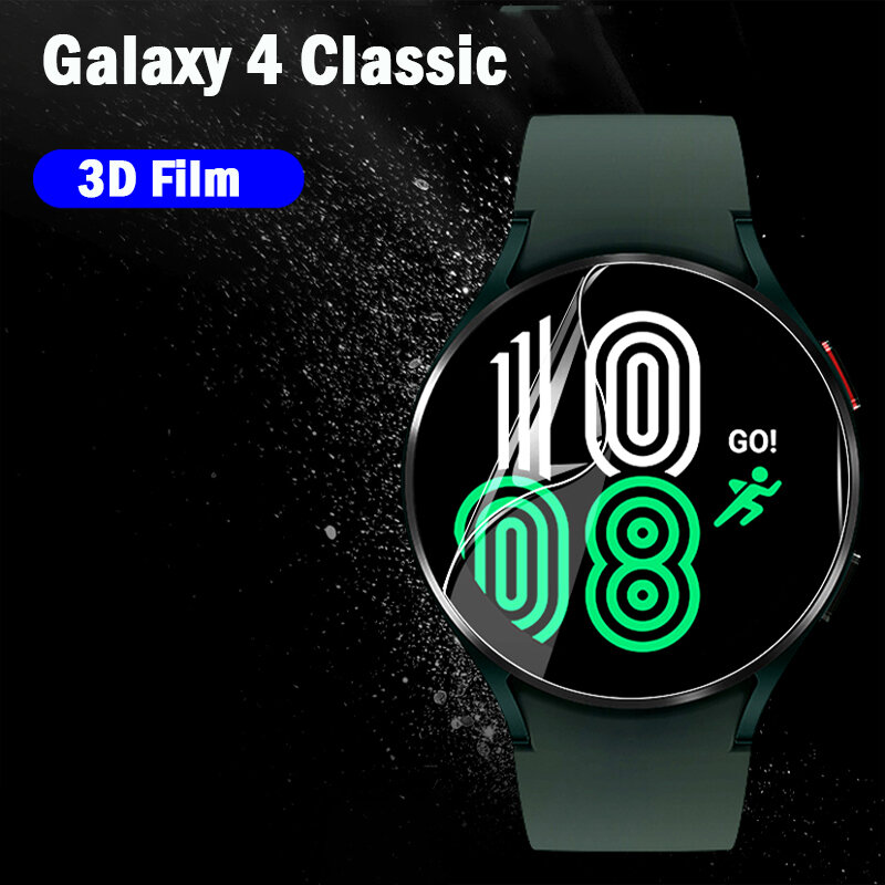 3D Film for samsung Active 2/1 44mm 40mm Gear S3/S4 Ultra-thin Soft Screen Protector Galaxy watch 4/classic/3 42mm 46mm 41/45mm