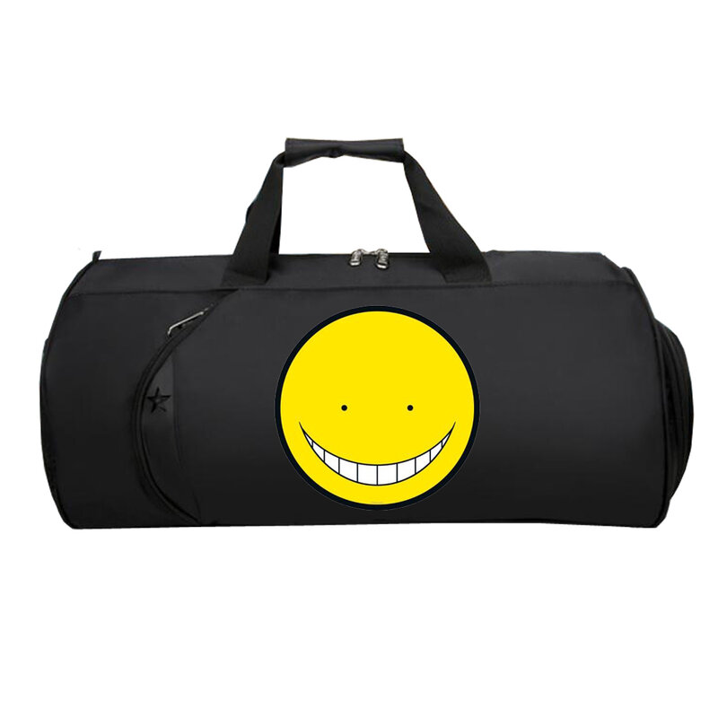 Bolsa de equipaje de viaje anime Ansatsu Kyoushitsu para adolescentes, bolso multifuncional de gran capacidad, paquete de equipaje de viaje para hombres y mujeres