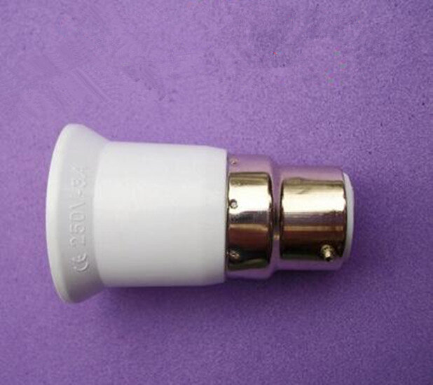 Hogar esencial accesorios de iluminación práctica B22 a E27 lámpara extensible titular bombilla Adaptador convertidor hembra Base LED Luz