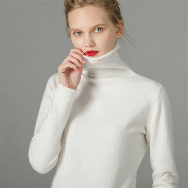 Maglioni dolcevita da donna 2020 maglione autunno inverno maglione lavorato a maglia manica lunga maglioni da donna top maglione morbido Pull Femme