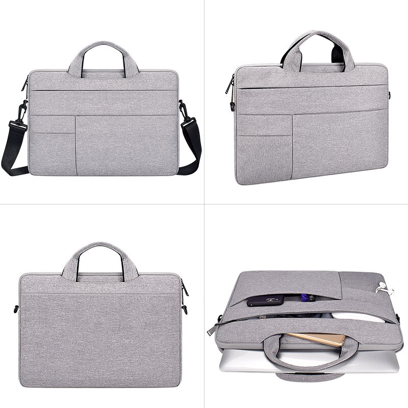 กระเป๋าแล็ปท็อป 13.3 นิ้ว 15.6 นิ้วกระเป๋าโน้ตบุ๊คสำหรับMacBook Air Proคอมพิวเตอร์กระเป๋าถือกระเป๋าเอกส...