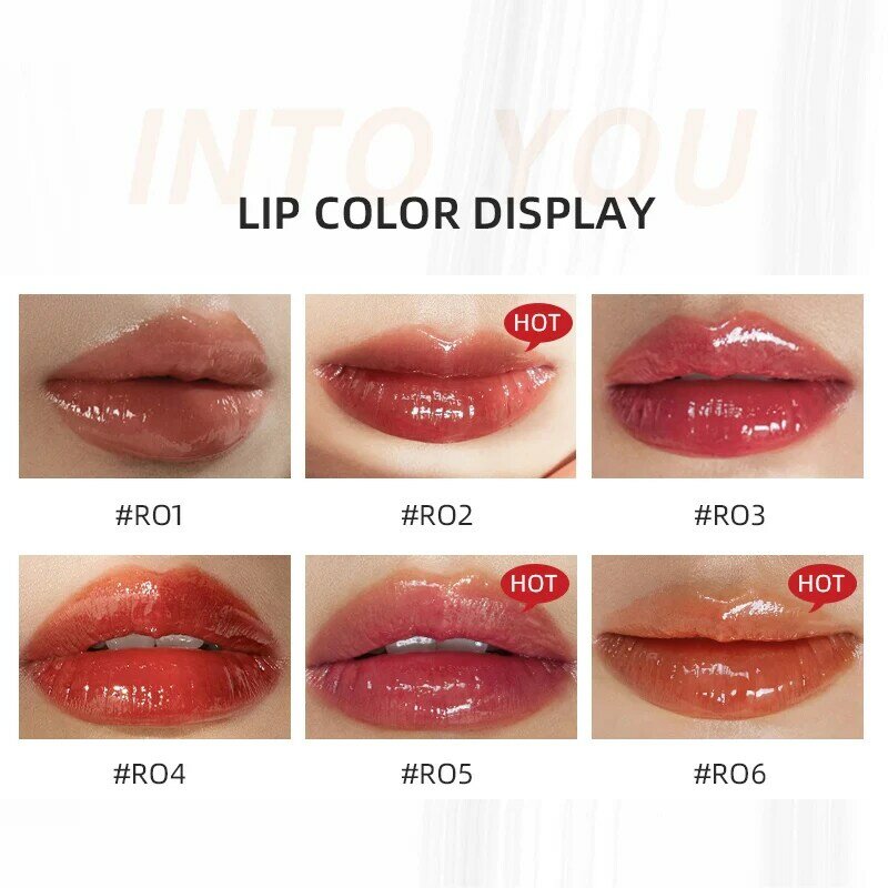 INTO YOU น้ำสะท้อน Lip Tint (แอโรบิค Series) moisturizing Lip Gloss ลิปสติก LIP CLAY เครื่องสำอางค์สตรี