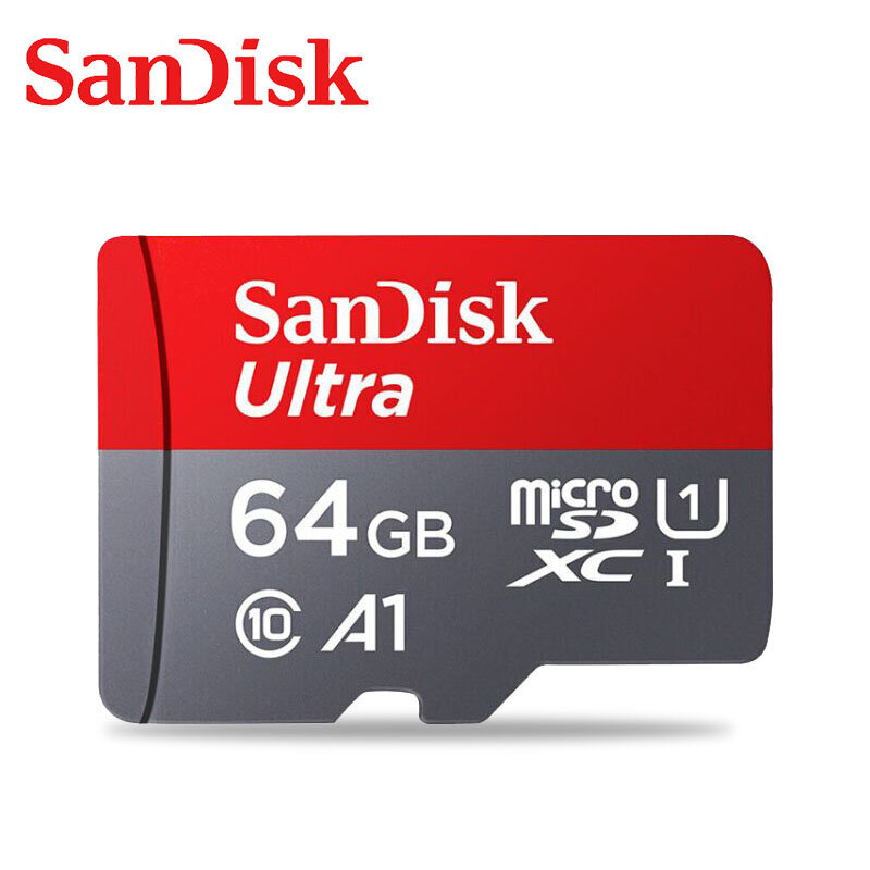 Двойной Флеш-накопитель SanDisk 100% Оригинальный Micro sd-карта Class 10 16 Гб оперативной памяти, 32 Гб встроенной памяти, 64 ГБ 128 ГБ флеш-карты памяти TF 98 ...