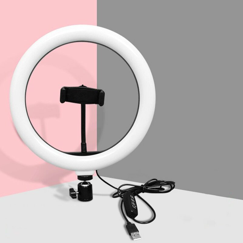 Anillo de luz Led circular con soporte para fotografía, lámpara de teléfono para vídeo, Tok Tik, Youtube, estudio de foto de cámara