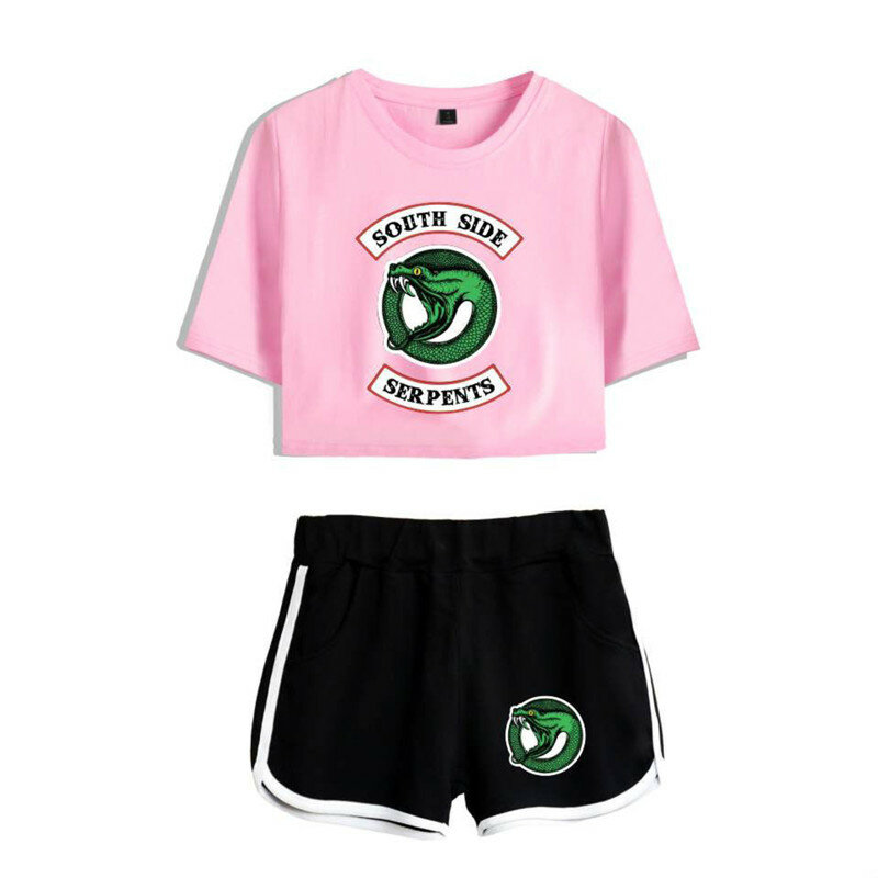 Camiseta y pantalón corto para hacer deporte, Para mujeres, para correr, regalo, SouthSide, Riverdale