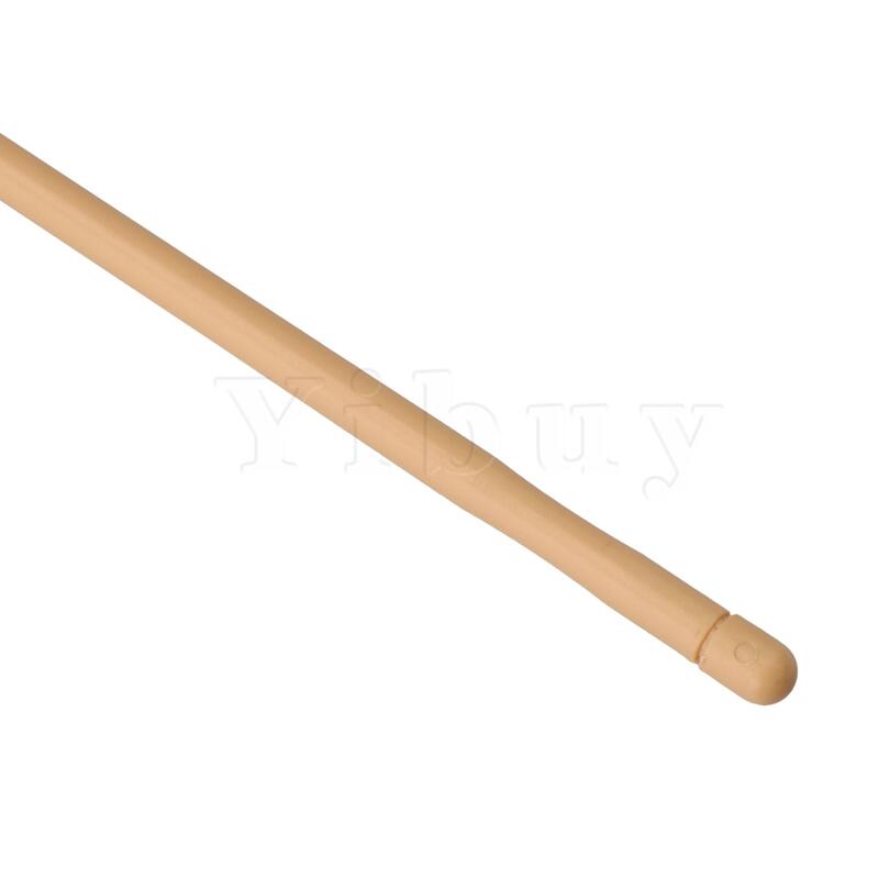 Yibuy vara de limpeza de madeira abs piccolo, plástico, acessórios musicais, peças
