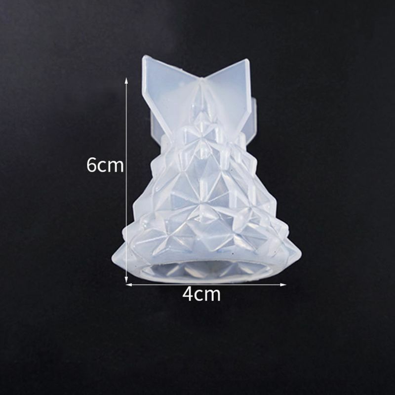 Silicone Mold DIY Light Holder Christmas Tree Bedroom Lamp Container Molds Epoxy Resin Handmade Craft Charms Jewelry Making Tool