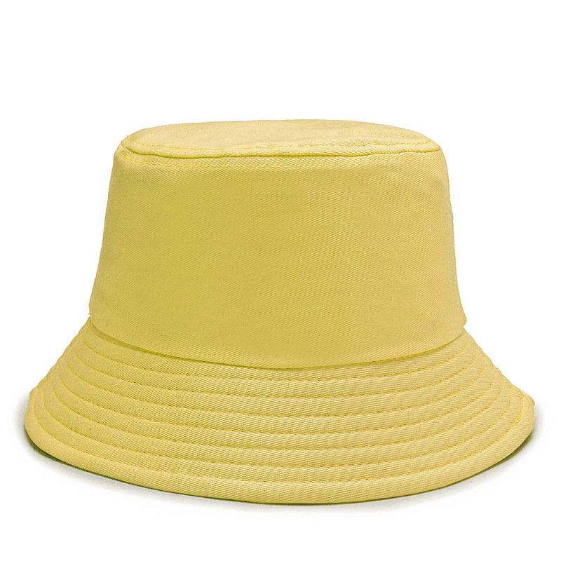 Sombrero de pescador para hombre y mujer, gorra de pescador Simple, Reversible, protección UV, Color sólido