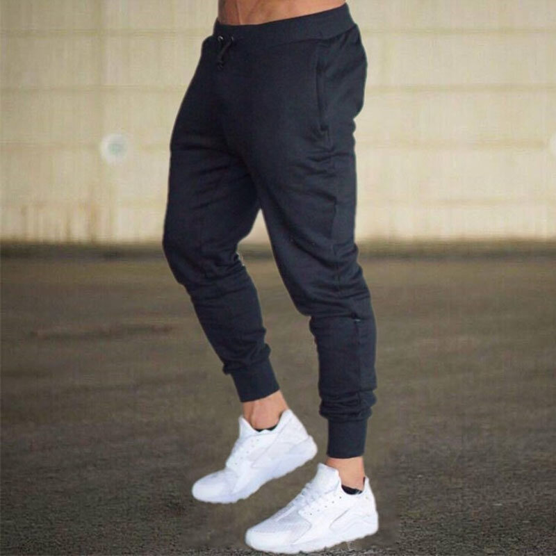 Pantalon de Jogging pour hommes, en coton respirant, décontracté, pour entraînement quotidien, pour course, Tennis, football, Gym