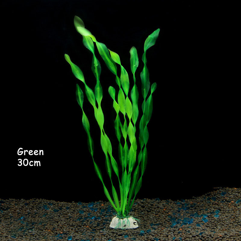 PVC Aquariumจำลองตกแต่งถังปลาหญ้าพืชวัสดุป้องกันสิ่งแวดล้อมAquariumอุปกรณ์ตกแต่ง